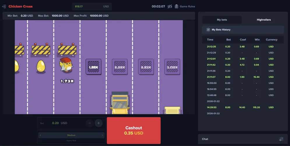 Chicken Cross demo